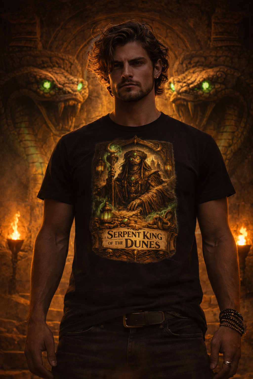 Serpant King of the Dunes — male mockup